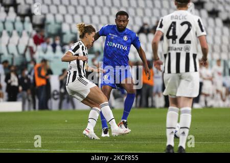 Maicon während des Benefizfußballspiels der Partita Del Cuore im Allianz-Stadion am 25. Mai 2021 in Turin, Italien. (Foto von Massimiliano Ferraro/NurPhoto) Stockfoto