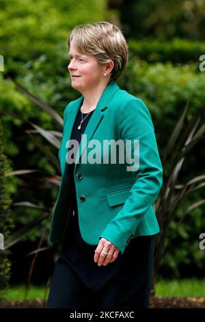 Dido Harding, Baroness Harding von Winscombe, ehemaliger Leiter des NHS Test and Trace Programms, kommt am 28. Mai 2021 in der Downing Street in London, England, an. (Foto von David Cliff/NurPhoto) Stockfoto