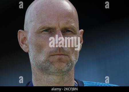 Abgestandener Solbakken-Cheftrainer von Norwegen beim internationalen Freundschaftsspiel zwischen Norwegen und Luxemburg im Estadio La Rosaleda am 2. Juni 2021 in Malaga, Spanien. (Foto von Jose Breton/Pics Action/NurPhoto) Stockfoto