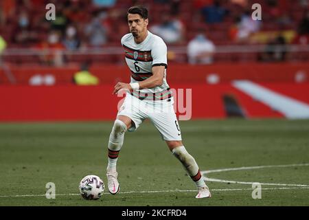 Jose Fonte (LOSC Lille) aus Portugal im Einsatz beim internationalen Freundschaftsspiel zwischen Spanien und Portugal im Estadio Wanda Metropolitano am 4. Juni 2021 in Madrid, Spanien. (Foto von Jose Breton/Pics Action/NurPhoto) Stockfoto