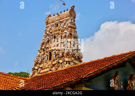 Arasadi Vinayagar Tempel (Arasadi Sithi Vinayagar Kovil) in Jaffna, Sri Lanka. (Foto von Creative Touch Imaging Ltd./NurPhoto) Stockfoto