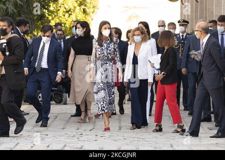 Die Königin Letizia Spanien während der Eröffnungszeremonie des „World Blindness Summit Madrid 2021“. Dies ist der größte Weltblindheitsgipfel, ein globales Treffen, das von der Sozialgruppe ONC am 28. Juni 2021 in Madrid, Spanien, organisiert wurde. (Foto von Oscar Gonzalez/NurPhoto) Stockfoto