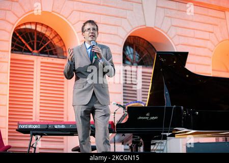 Filippo Del Corno nimmt am 25. Juni 2021 in Mailand, Italien, am Eröffnungskonzert von Piano City 2021 im GAM Teil. (Foto von Alessandro Bremec/NurPhoto) Stockfoto