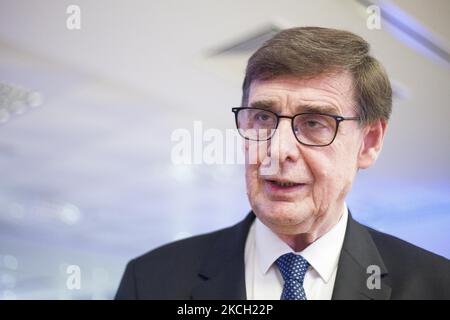 Krzysztof Maminski neuer Vorsitzender des Internationalen Eisenbahnverbands UIC, gesehen am 8. Juli 2021 in Warschau. (Foto von Maciej Luczniewski/NurPhoto) Stockfoto