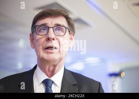 Krzysztof Maminski neuer Vorsitzender des Internationalen Eisenbahnverbands UIC, gesehen am 8. Juli 2021 in Warschau. (Foto von Maciej Luczniewski/NurPhoto) Stockfoto