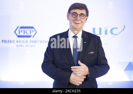 Krzysztof Maminski neuer Vorsitzender des Internationalen Eisenbahnverbands UIC, gesehen am 8. Juli 2021 in Warschau. (Foto von Maciej Luczniewski/NurPhoto) Stockfoto