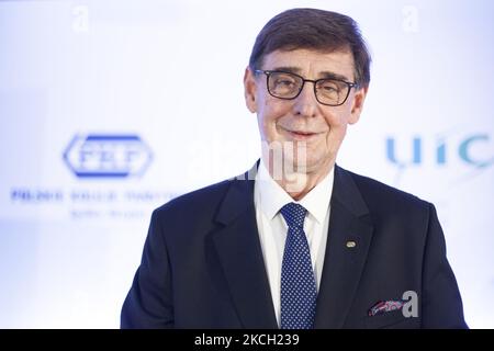 Krzysztof Maminski neuer Vorsitzender des Internationalen Eisenbahnverbands UIC, gesehen am 8. Juli 2021 in Warschau. (Foto von Maciej Luczniewski/NurPhoto) Stockfoto