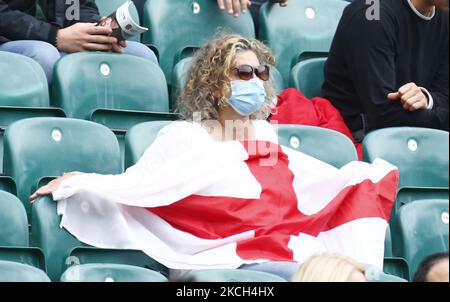 Während der Internationalen Freundschaftspflegezeit zwischen England und Kanada im Twickenham Stadium, London, Großbritannien, am 10.. Juli 2021 (Foto by Action Foto Sport/NurPhoto) Stockfoto