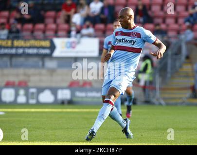 Angelo Ogbonna Obinze von West Ham United während der Freundschaftssphende zwischen Leyton Orient und West Ham United im Breyer Group Stadium, Leyton, Großbritannien on13.. Juli 2021 (Foto von Action Foto Sport/NurPhoto) Stockfoto