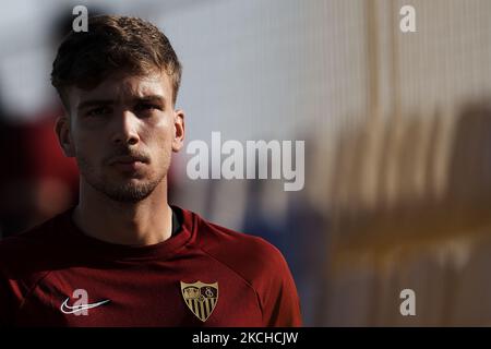 Juanmi von Sevilla während eines Freundschaftsspiel zwischen Sevilla CF und Coventry City in der Pinatar Arena am 17. Juli 2021 in Murcia, Spanien. (Foto von Jose Breton/Pics Action/NurPhoto) Stockfoto