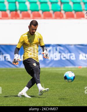 Nuno Hidalgo von Estrela Amadora SAD in Aktion während der Allianz-CUP-Runde 1. zwischen Estrela Amadora SAD und FC Vizela am 24. Juli 2021 im Estadio José Gomes in Amadora, Portugal. (Foto von Paulo Nascimento/NurPhoto) Stockfoto