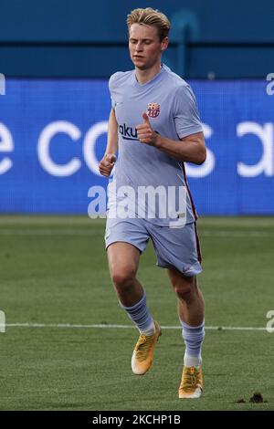 Frenkie de Jong aus Barcelona während des Vorsaison-Freundschaftsspiels zwischen dem FC Barcelona und dem FC Girona im Estadi Johan Cruyff am 24. Juli 2021 in Barcelona, Spanien. (Foto von Jose Breton/Pics Action/NurPhoto) Stockfoto