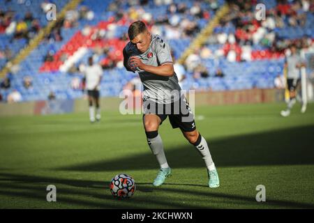 Charles Clayden von Crystal Palace während des Vorsaison-Freundschaftsspiel zwischen Crystal Palace und Charlton Athletic am 27.. Juli 2021 im Selhurst Park, London, England. (Foto von Tom West/MI News/NurPhoto) Stockfoto