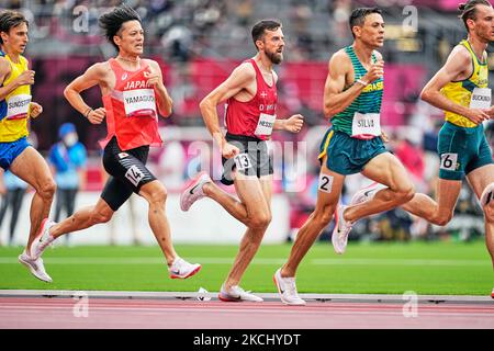 Ole Hessbjerg aus Dänemark während !! Bei den Olympischen Spielen in Tokio, Olympiastadion in Tokio, Japan, am 30. Juli 2021. (Foto von Ulrik Pedersen/NurPhoto) Stockfoto