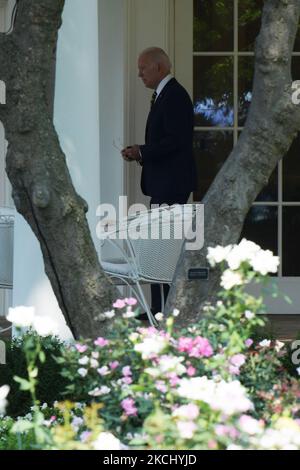 US-Präsident Joe Biden reist heute am 28. Juli 2021 im Weißen Haus in Washington DC, USA, zur Joint Base Andrew auf dem Weg nach Allentown-Pennsylvania. (Foto von Lenin Nolly/NurPhoto) Stockfoto