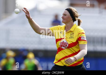 Sammy-Jo Johnson von Trent Rockets Women during the Hundred Zwischen London Spirit Women und Trent Rockets Women im Lord's Stadium, London, Großbritannien am 29.. Juli 2021 (Foto by Action Foto Sport/NurPhoto) Stockfoto