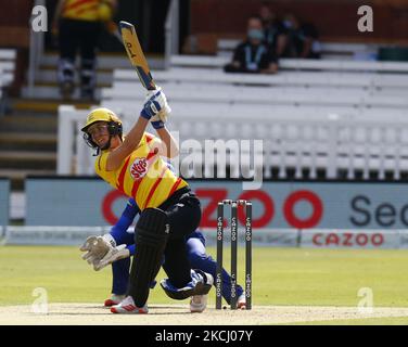 Natalie (Nat) Sciver of Trent Rockets Women during the Hundred Zwischen London Spirit Women und Trent Rockets Women am 29.. Juli 2021 im Lord's Stadium in London, Großbritannien (Foto von Action Foto Sport/NurPhoto) Stockfoto
