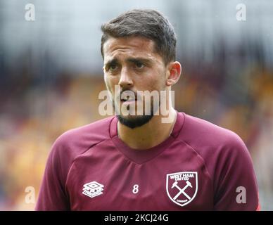 Pablo Fornals von West Ham United während der Freundschaftszeit zwischen Brentford und West Ham United am 31.. Juli 2021 im Brentford Community Stadium, Brentford (Foto by Action Foto Sport/NurPhoto) Stockfoto