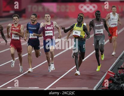 Peter Bol bei den Olympischen Spielen in Tokio, Tokio, Tokio, Japan, am 1. August 2021 bei 800 Metern für Männer. (Foto von Ulrik Pedersen/NurPhoto) Stockfoto