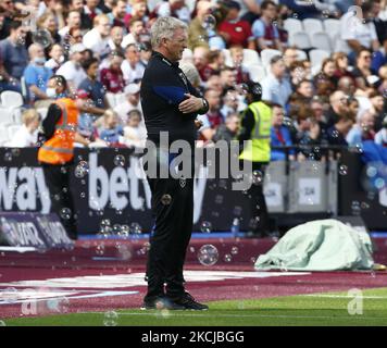 West Ham United Manager David Moyes beim Betway Cup zwischen West Ham United und Atalanta im Londoner Stadion, London, England am 07.. August 2021 (Foto by Action Foto Sport/NurPhoto) Stockfoto