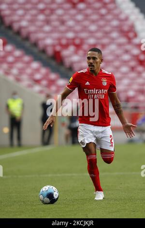 Gilberto in Aktion während des Spiels um Liga BWIN zwischen SL Benfica und Arouca FC, in Estádio da Luz, Lissabon, Portugal, 14. August, 2021 (Foto von João Rico/NurPhoto) Stockfoto