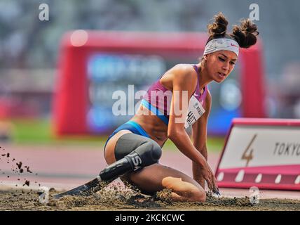 Beatriz Hatz aus der Leichtathletik bei den Olympischen Spielen in Tokio, Tokio, Japan, am 28. August 2021. (Foto von Ulrik Pedersen/NurPhoto) Stockfoto