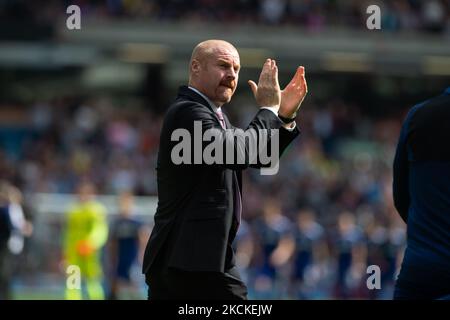 Sean Dyche, Manager von Burnley, vor dem Premier League-Spiel zwischen Burnley und Leeds United in Turf Moor, Burnley, Großbritannien, am 29.. August 2021. (Foto von Pat Scaasi/MI News/NurPhoto) Stockfoto