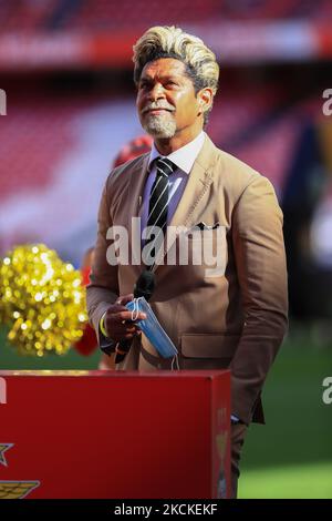 Abel Xavier während des Liga-Bwin-Spiels zwischen SL Benfica und CD tondela im Estadio da Luz am 29. August 2021 in Lissabon, Portugal. (Foto von Paulo Nascimento/NurPhoto) Stockfoto