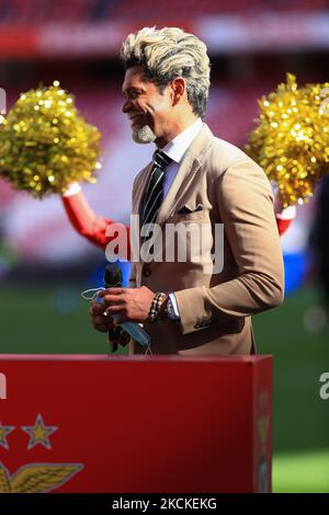 Abel Xavier während des Liga-Bwin-Spiels zwischen SL Benfica und CD tondela im Estadio da Luz am 29. August 2021 in Lissabon, Portugal. (Foto von Paulo Nascimento/NurPhoto) Stockfoto