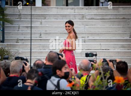 Serena Rossi nimmt an der Patroness Photocall während der Internationalen Filmfestspiele Venedig 78. am 31. August 2021 in Venedig, Italien, Teil. (Foto von Matteo Chinellato/NurPhoto) Stockfoto