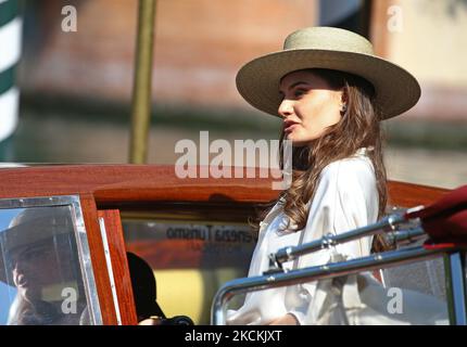 Maryna wird gesehen, wie sie am 11. September 2020 während des Filmfestivals in Venedig 77. im Excelsior ankommt. (Foto von Matteo Chinellato/NurPhoto) Stockfoto