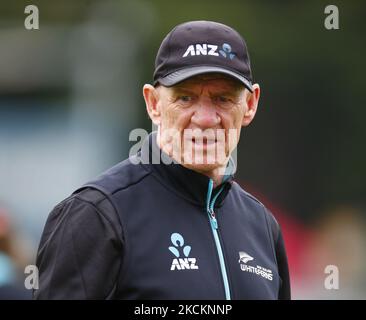 Robert Carter Coach of New Zealand White Farns during Womens International 1. Vitality Twenty20 Zwischen England Women und Neuseeland Women at the Cloudfm County Ground, Chelmsford, on 01. September 2021 (Photo by Action Foto Sport/NurPhoto) Stockfoto