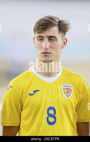 Constantin Grameni in Aktion während des Freundschaftsspiels zwischen Rumänien U20 und Portugal U20, das am Donnerstag, 2. September 2021 in Voluntari, Rumänien, gespielt wurde. (Foto von Alex Nicodim/NurPhoto) Stockfoto