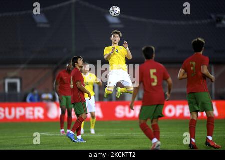 Constantin Grameni in Aktion während des Freundschaftsspiels zwischen Rumänien U20 und Portugal U20, das am Donnerstag, 2. September 2021 in Voluntari, Rumänien, gespielt wurde. (Foto von Alex Nicodim/NurPhoto) Stockfoto