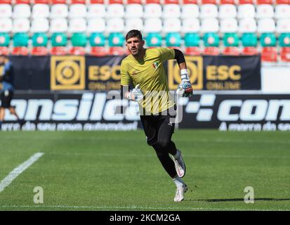 Nuno Hidalgo von Estrela Amadora SAD während des Liga Portugal 2-Spiels zwischen Estrela Amadora SAD und SC Farense am 21. August 2021 im Estadio José Gomes in Reboleira, Portugal. (Foto von Paulo Nascimento/NurPhoto) Stockfoto