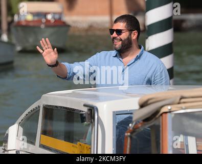 Salvatore Esposito während der Internationalen Filmfestspiele Venedig 78. am 07. September 2021 in Venedig, Italien. (Foto von Matteo Chinellato/NurPhoto) Stockfoto