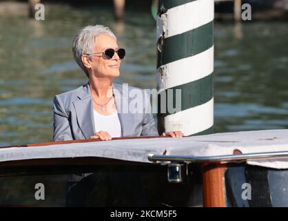 Jamie Lee Curtis während des Internationalen Filmfestivals von Venedig 78. am 08. September 2021 in Venedig, Italien. (Foto von Matteo Chinellato/NurPhoto) Stockfoto