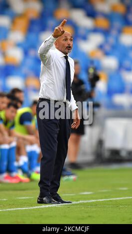 Luciano Spalletti Cheftrainer des SSC Napoli während des Serie-A-Spiels zwischen SSC Napoli und Juventus FC am 11. September 2021 Stadion 'Diego Armando Maradona' in Napoli, Italien (Foto von Gabriele Maricchiolo/NurPhoto) Stockfoto