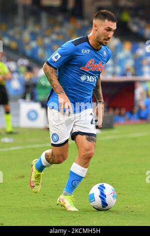 Matteo Politano, italienischer Stürmer der SSC Napoli, tritt am 12