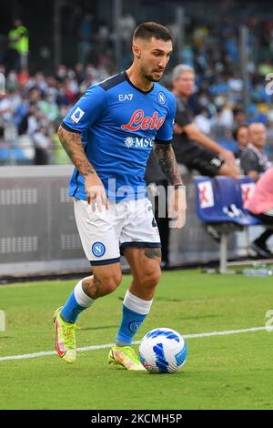 Matteo Politano, italienischer Stürmer der SSC Napoli, tritt am 12