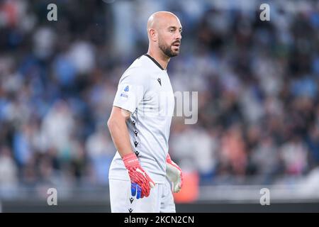 Pepe Reina von SS Lazio während der Serie Ein Spiel zwischen SS Lazio und Cagliari Calcio im Stadio Olimpico, Rom, Italien am 19. September 2021. (Foto von Giuseppe Maffia/NurPhoto) Stockfoto