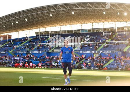 Jan Oblak während des La Liga-Spiels zwischen Getafe CF und Atletico de Madrid am 21. September 2021 im Coliseum Alfonso Perez in Getafe, Spanien. (Foto von Rubén de la Fuente Pérez/NurPhoto) Stockfoto