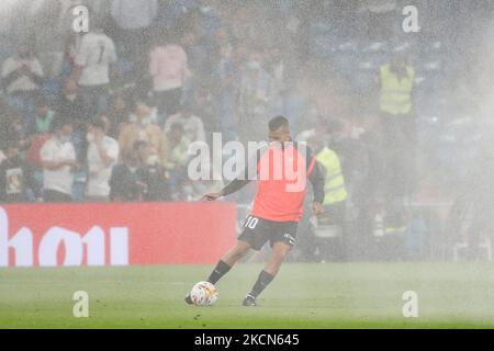 Antonio Sanchez von RCD Mallorca während des La Liga-Spiels zwischen Real madrid und RCD Mallorca im Santiago Bernabeu Stadion in Madrid, Spanien. (Foto von DAX Images/NurPhoto) Stockfoto