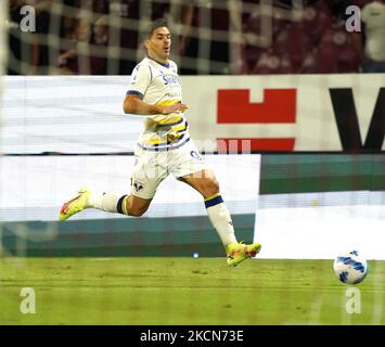 Giovanni Simeone von Hellas Verona während der Serie A Spiel zwischen uns Salernitana 1919 und Hellas Verona FC am 22. September 2021 Stadion 'Arechi' in Salerno, Italien (Foto von Gabriele Maricchiolo/NurPhoto) Stockfoto