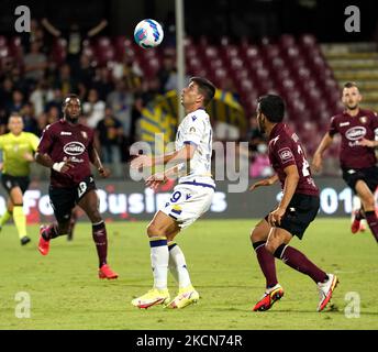 Giovanni Simeone von Hellas Verona während der Serie A Spiel zwischen uns Salernitana 1919 und Hellas Verona FC am 22. September 2021 Stadion 'Arechi' in Salerno, Italien (Foto von Gabriele Maricchiolo/NurPhoto) Stockfoto