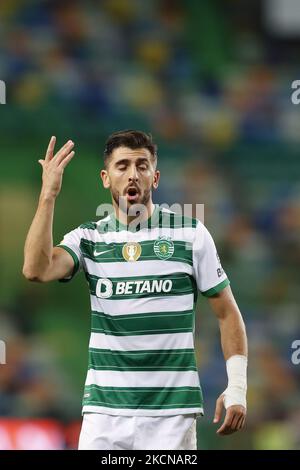 Paulinho Gesten während des Spiels um Liga BWIN zwischen Sporting CP und Maritimo, in Estádio de José Alvalade, Lissabon, Portugal, 24. September, 2021 (Foto von João Rico/NurPhoto) Stockfoto