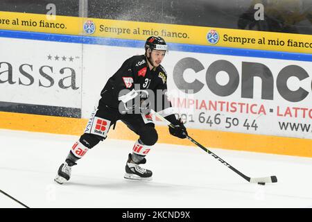 ELIA RIVA Lugano Hockey HC Lugano vs. SC Berna National League Saison 2021/2022 am 25. September 2021 in der Corner Arena in Lugano, Schweiz (Foto: Fabio Averna/NurPhoto) Stockfoto