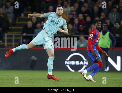 Brighton & Hove Albions Shane Duffy während der Premier League zwischen Crystal Palace und Brighton und Hove Albion am 27.. September 2021 im Selhurst Park Stadium, London (Foto by Action Foto Sport/NurPhoto) Stockfoto