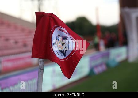 Eine allgemeine Ansicht der Eckflagge von Oakwell während des Sky Bet Championship-Spiels zwischen Middlesbrough und Sheffield United im Riverside Stadium, Middlesbrough am Dienstag, den 28.. September 2021. (Foto von Mark Fletcher/MI News/NurPhoto) Stockfoto