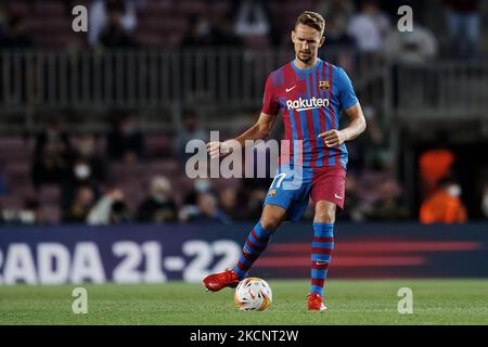 Während des La Liga Santander Spiels zwischen FC Barcelona und Granada CF im Camp Nou am 20. September 2021 in Barcelona, Spanien. (Foto von Jose Breton/Pics Action/NurPhoto) Stockfoto